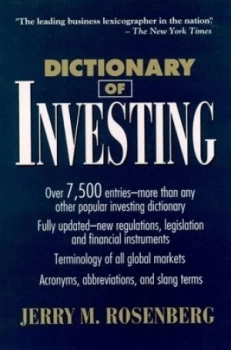 Image of Dictionary of Investing by Jerry M. Rosenberg Book