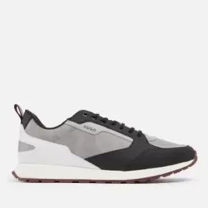 Image of HUGO Mens Icelin Running Trainers - Open Grey - UK 10