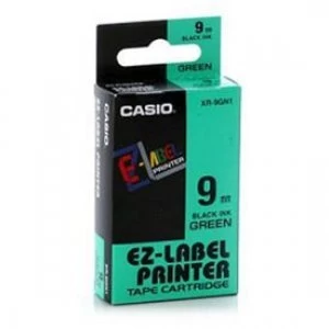 Image of Casio XR-9GN1 Black on Green