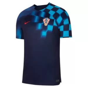 image of Nike Croatia Away Shirt 2022 2023 Adults - Blue