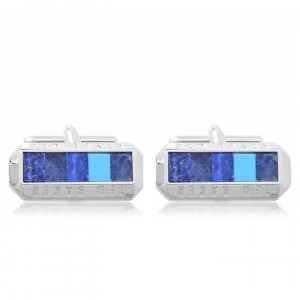 Image of Ted Baker Preshus Cufflink - Blue