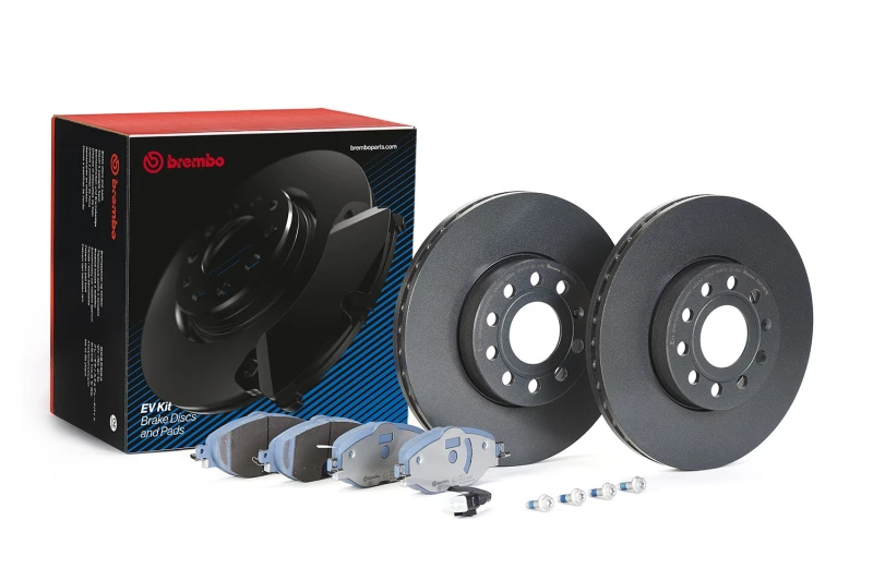 Image of BREMBO Brake discs and pads set BREMBO KT 08 038