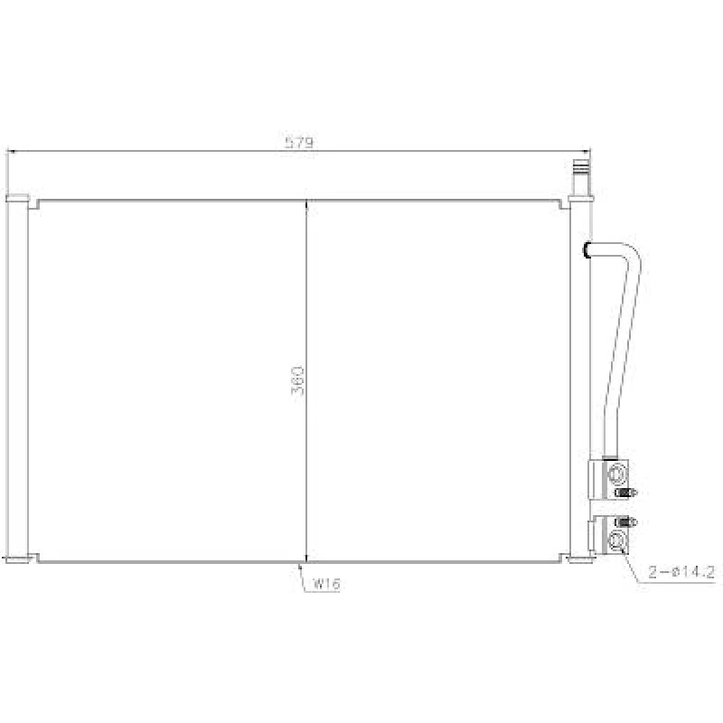 Image of Air conditioning condenser DIEDERICHS DCC1170