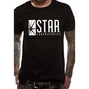 Image of The Flash Mens the Tv-S.T.A.R. Labs T-Shirt - X Large