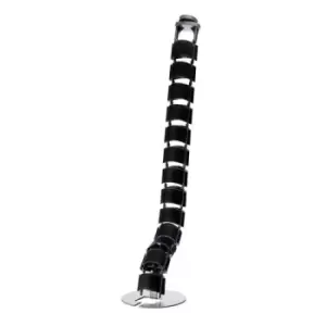 Image of Segregated cable spine 760mm long - black