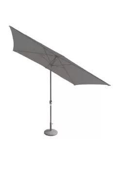 image of 2.4x3m Crank and Tilt Parasol - Metal Pole (38mm Pole, 8 Ribs)