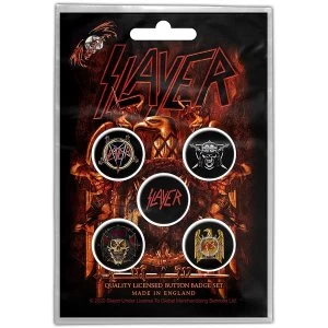 image of Slayer - Eagle Button Badge Pack