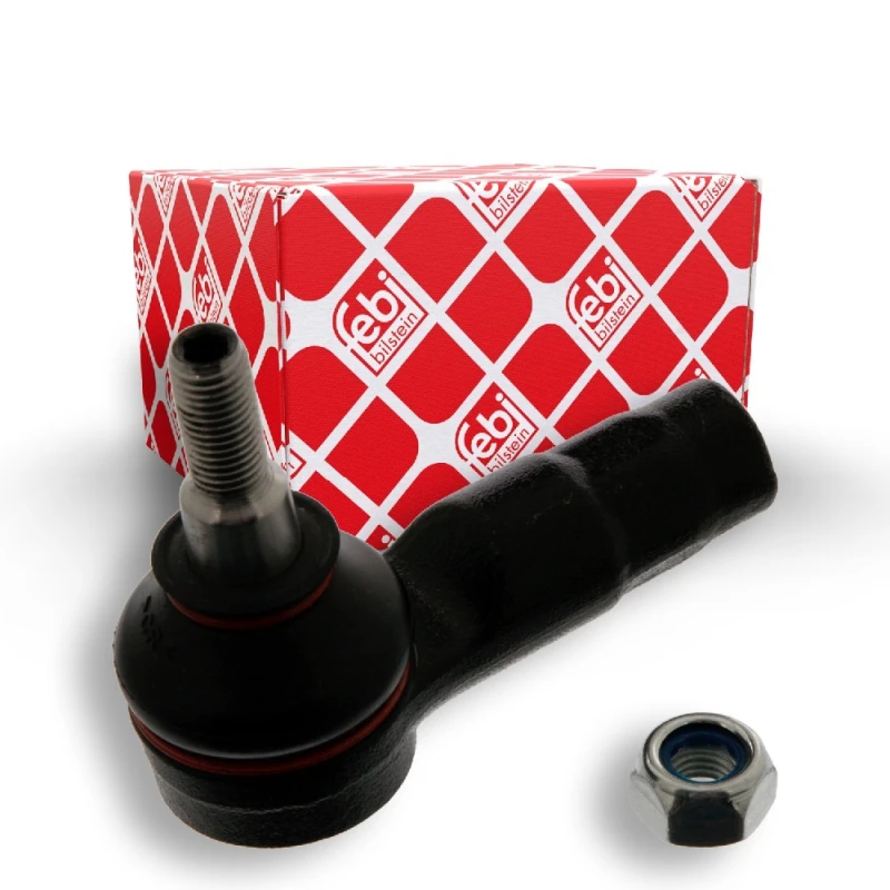 Image of FEBI BILSTEIN 39684 Track rod end OE Turbo NEW, Front Axle Right, with lock nut Tie Rod End (914)