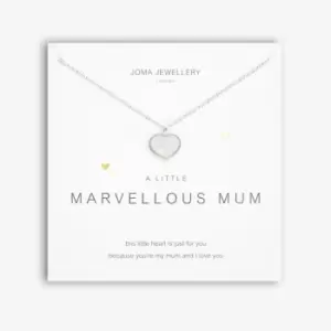 image of A Little Marvellous Mum Silver 46cm + 5cm Extender Necklace 5274