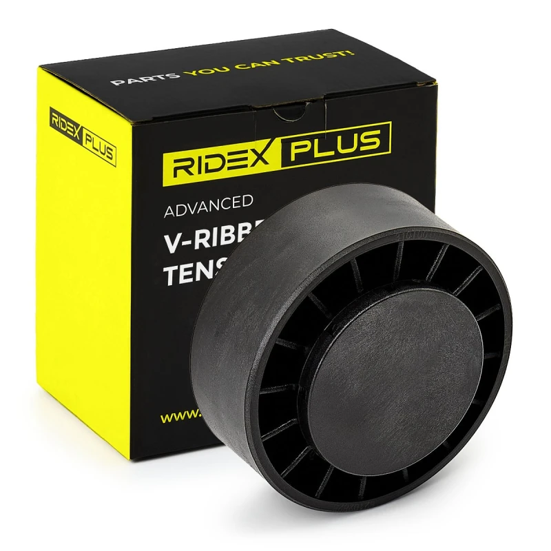 Image of RIDEX PLUS 310T0015P Tensioner Pulley Tensioner Pulley,v-ribbed belt (310)