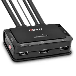 Lindy 2 Port HDMI 10.2G, USB 2.0 & Audio KVM Switch