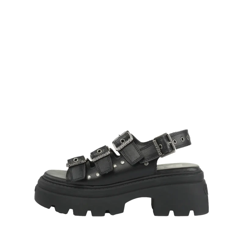Image of Buffalo Womens heeled sandals Buffalo Vega Athena Noir Female 37