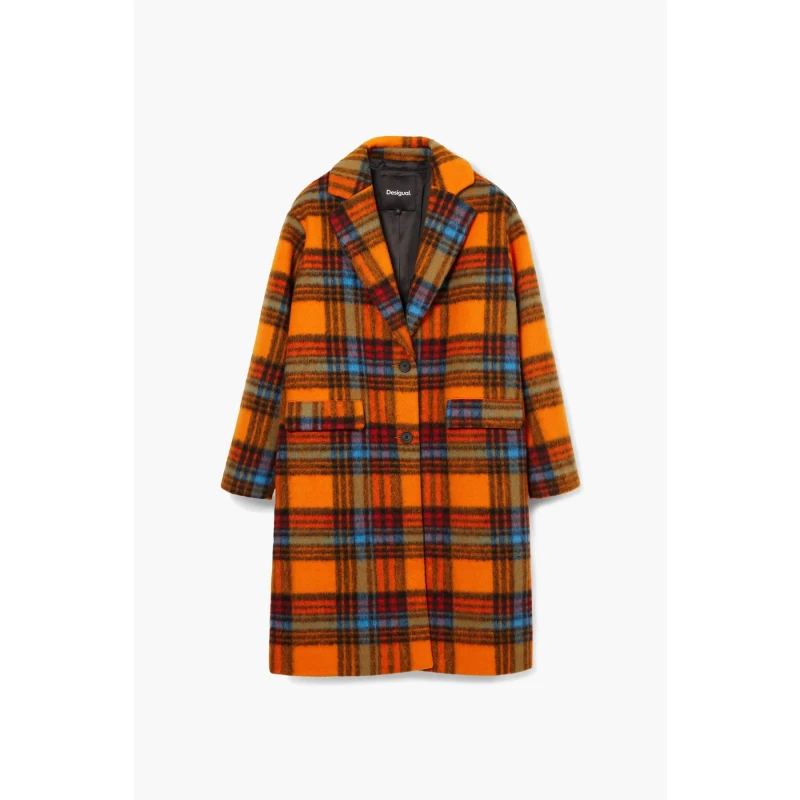 Image of Desigual Womens coat Desigual Napoles Orange Female L