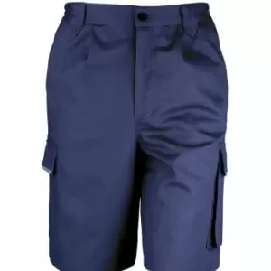 Image of Result Unisex Work-Guard Action Shorts / Workwear (2XL) (Navy Blue) - Navy Blue