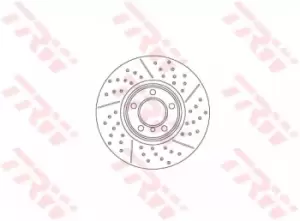 Image of TRW Brake disc BMW DF6604S 34106797602,34116797602,6797602 Brake rotor,Brake discs,Brake rotors
