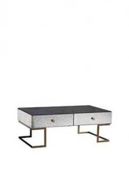 image of Hudson Living Amberly Glass Coffee Table