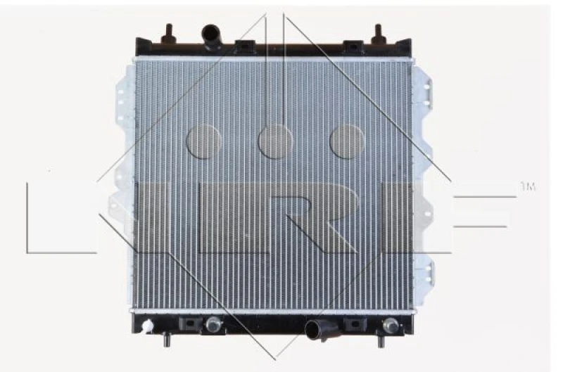 Image of NRF 56018 Engine radiator EASY FIT Brazed cooling fins, Aluminium, with mounting parts Aluminium Radiator,engine cooling (470)