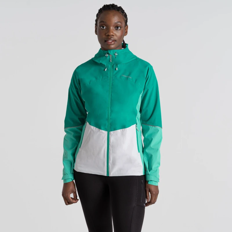 Image of Craghoppers 'Jamila' Aquadry Waterproof Hiking Jacket Dark Green female