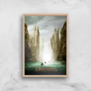 Image of Lord Of The Rings: The Fellowship Of The Ring Giclee Art Print - A2 - Wooden Frame