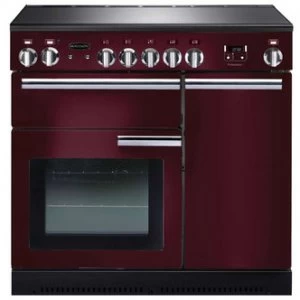 Image of Rangemaster 91740 90cm Professional Induction Range in Cranberry