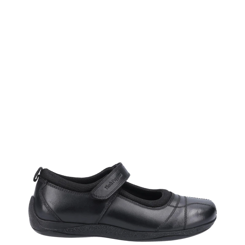 Image of Hush Puppies 'Clara Senior' Girls BTS Black
