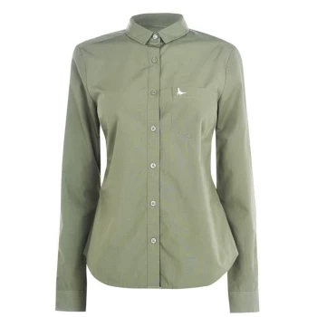 image of Jack Wills Prewitt Classic Fit Shirt - Olive