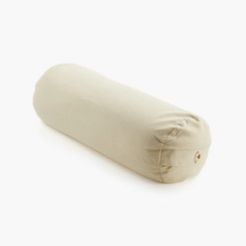 Image of Myga Yoga Buckwheat Support Bolster Pillow - Sand
