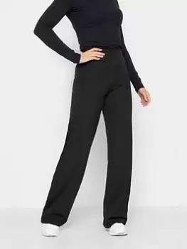 Image of Long Tall Sally Wide Leg Yoga Pant 34in, Black, Size 10, Length 34, Women