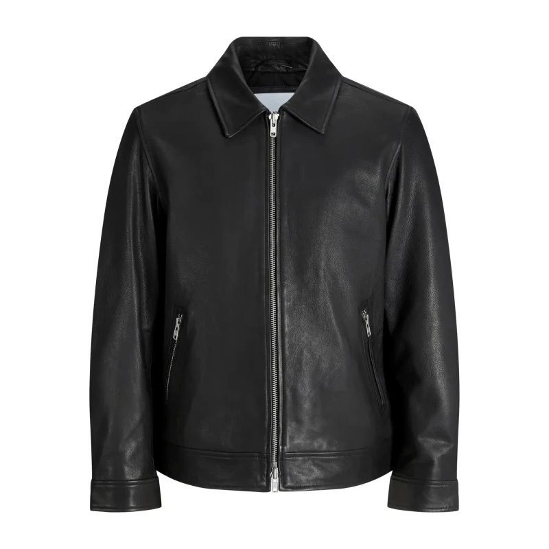 Image of jack & jones Leather jacket Jack & Jones Casablanca LN Noir Male XL