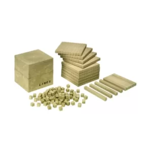 image of Linex 121 Pcs. Base Ten Set Recycled-Wood 400065105