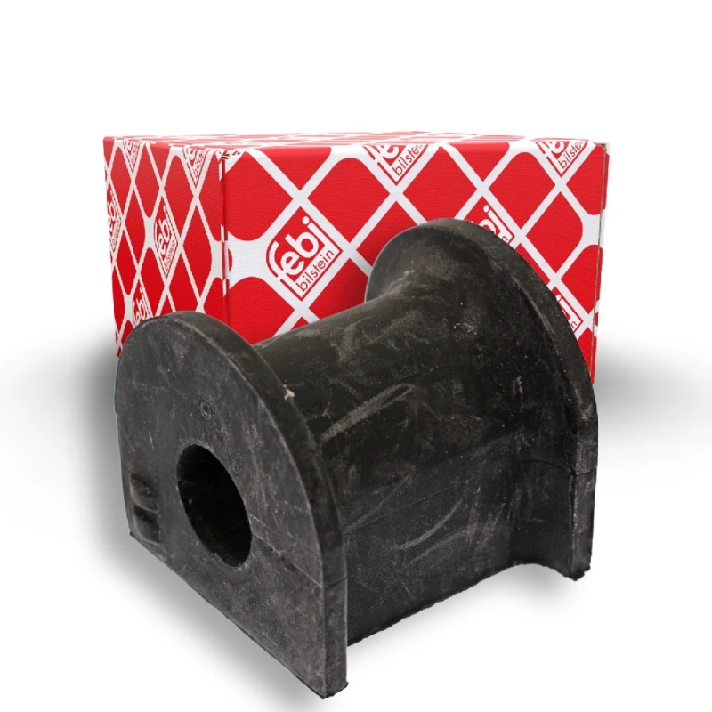 Image of FEBI BILSTEIN 41498 Stabilizer Bushes Front Axle, Rubber Rubber Anti-roll Bar Bush Kit (1334)