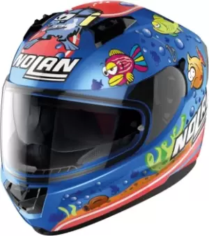 Image of Nolan N60-6 Gemini Replica 51 M. Melandri Aquarium Saphire Blue M