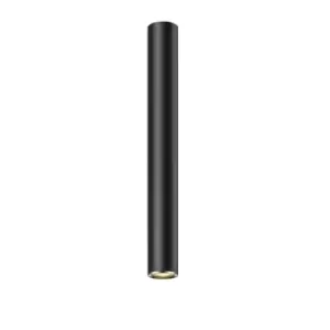 Image of Loya Large Surface Mounted Downlight, Matt Black, French Gold, 1x GU10