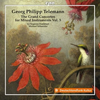 image of Georg Philipp Telemann The Grand Concertos for Mixed Instruments - Volume 5 by Georg Philipp Telemann CD Album