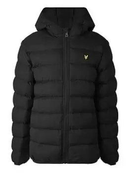 Image of Lyle & Scott Boys Padded Jacket - Black, Size Age: 7-8 Years