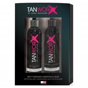 Image of Tanworx Tanning Essential Duo - Dark/Very Dark