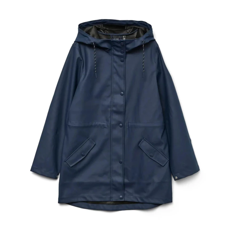 Image of Vero Moda Malou Raincoat Navy female 8