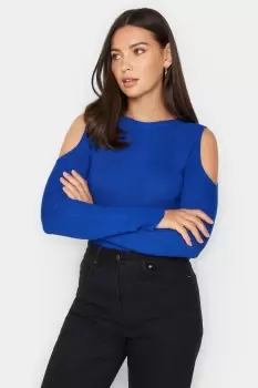 image of Tall Cold Shoulder Knit Jumper