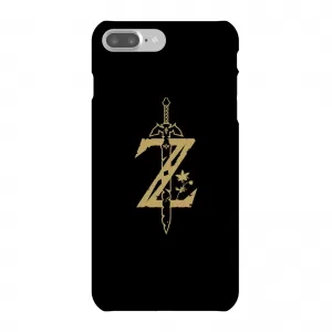 image of Nintendo The Legend Of Zelda Master Sword Phone Case - iPhone 7 Plus - Snap Case - Gloss