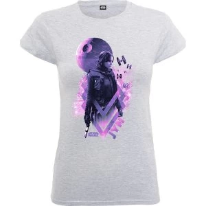 Image of Star Wars - Rogue One Jyn Death Star Kids 12 - 13 Years T-Shirt - Grey