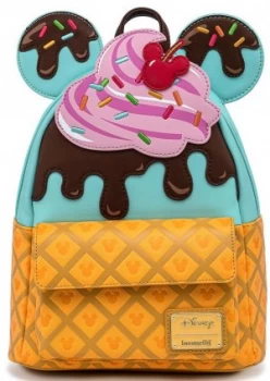 Image of Mickey Mouse Loungefly - Ice Cream Mini backpacks multicolour