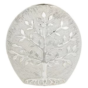 Tree of Life Round Vase Champagne