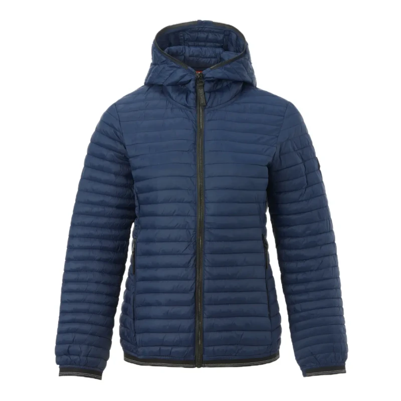 Image of Regatta Womens Rigain Lightweight Quilted Water-Repellent Jacket in Mid Navy Size: 12 Mid Navy Female 12