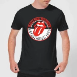 Image of Rolling Stones Est 62 Mens T-Shirt - Black