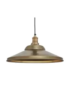 Image of Brooklyn Giant Step Pendant, 18 Inch, Brass, Brass Holder