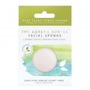 image of The Konjac Sponge Co Premium Facial Puff Konjac Sponge (Pure White)