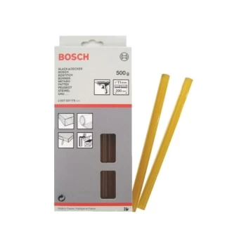 Image of Bosch 2607001176 11MM X 200MM Yellow Glue Sticks 500G