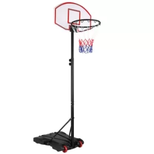 image of Basketball Hoop 179-209cm Height-adjustable Portable