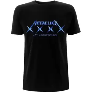 Image of Metallica - 40 XXXX Unisex Large T-Shirt - Black