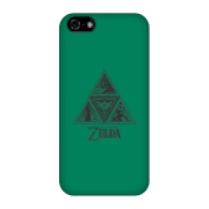 image of Nintendo The Legend Of Zelda Triforce Phone Case - iPhone 5C - Snap Case - Matte